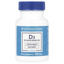 Vitamin D3 125 mcg 5000 IU Витамин D3 TheVitaminShoppe Vitamin D3 125 mcg 5000 IU Витамин D3 TheVitaminShoppe