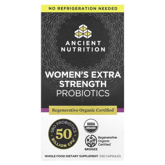 Основное фото товара Women's Extra Strength Probiotics Основное фото товара Пробиотики для женщин, Women's Extra Strength Probiotics, 60