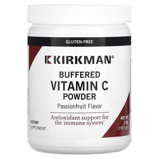 Основное фото товара Kirkman, Витамин C, Buffered Vitamin C Powder Flavored, 198.5 г