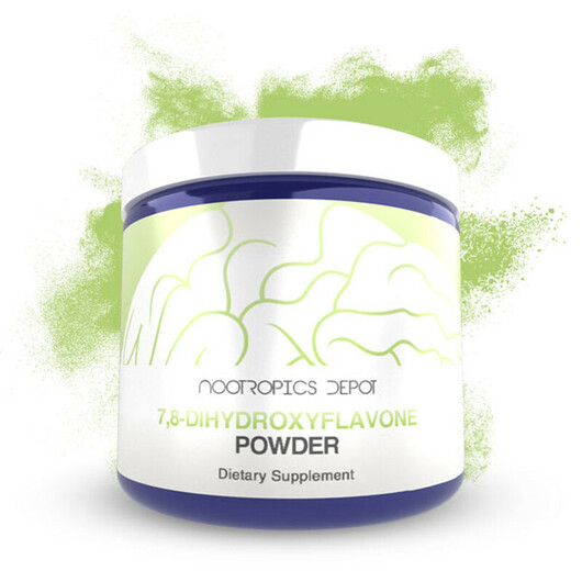 Основне фото товару 7.8-Dihydroxyflavone Powder 7.8 DHF Tropoflavin Основне фото товару Nootropics Depot, 7.8-Dihydroxyflavone Powder, Дигідроксифлавон,