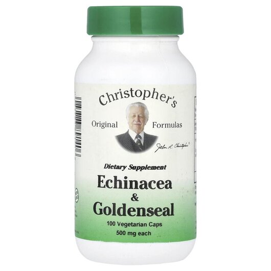 Основное фото товара Эхинацея, Echinacea & Goldenseal 1000 mg, 100 капсул