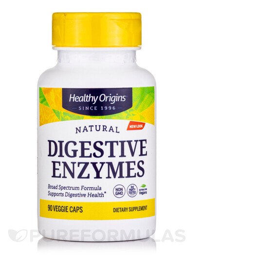 Основное фото товара Digestive Enzymes Broad Spectrum Основное фото товара Healthy Origins, Ферменты, Digestive Enzymes Broad Spectrum, 90 к