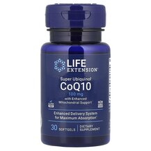 Убіхінол 100 мг Super Ubiquinol CoQ10 Life Extension