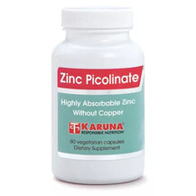 Цинк Піколінат Zinc Picolinate Karuna Health 60 капсул