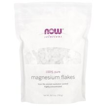 Магній Solutions Magnesium Flakes NOW Foods 750 г