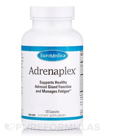 Основне фото товару EuroMedica, Adrenaplex, Підтримка наднирників, 120 капсул
