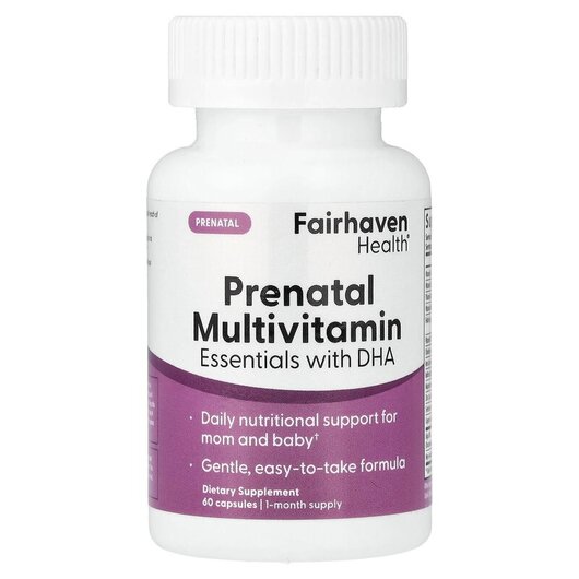 Основне фото товару Prenatal Multivitamin Essentials with, Вітаміни для вагітних, 60 