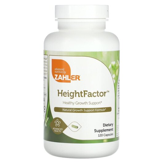 Основное фото товара Height Factor Healthy Growth Support Основное фото товара Zahler, Состав для поддержки роста, Height Factor, 120 капсул