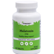 Мелатонін Melatonin 3 mg Vitacost 100 таблеток