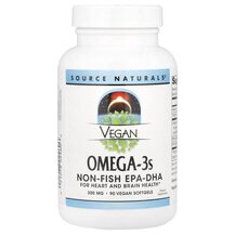 Омега 3 Vegan Omega-3s 600 mg Source Naturals 90 капсул Омега 3 Vegan Omega-3s 600 mg Source Naturals 90 капсул