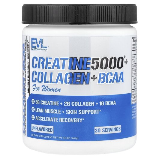 Основное фото товара Creatine5000 Plus Collagen + BCAA For Women Unflavored, Коллаген,