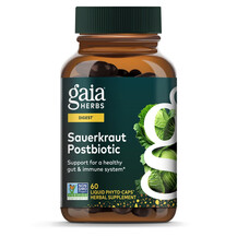 Sauerkraut Postbiotic Поддержка кишечника Gaia Herbs 1 шт
