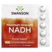 Фото товару Swanson, Maximum Strength NADH Peppermint 20 mg, НАДН, 30 таблето