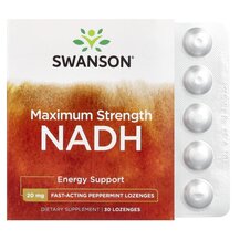НАДН Maximum Strength NADH Peppermint 20 mg Swanson НАДН Maximum Strength NADH Peppermint 20 mg Swanson