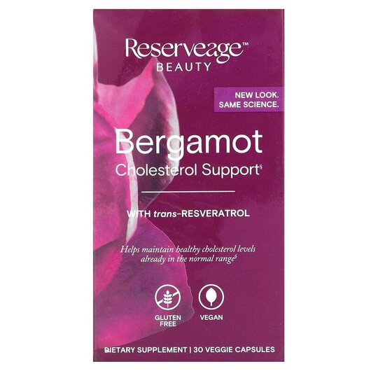 Основное фото товара Bergamot Cholesterol Support Основное фото товара Поддержка холестерина, Bergamot Cholesterol Support, 30 капсул