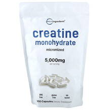 Креатин Creatine Monohydrate Micro Ingredients 500 капсул