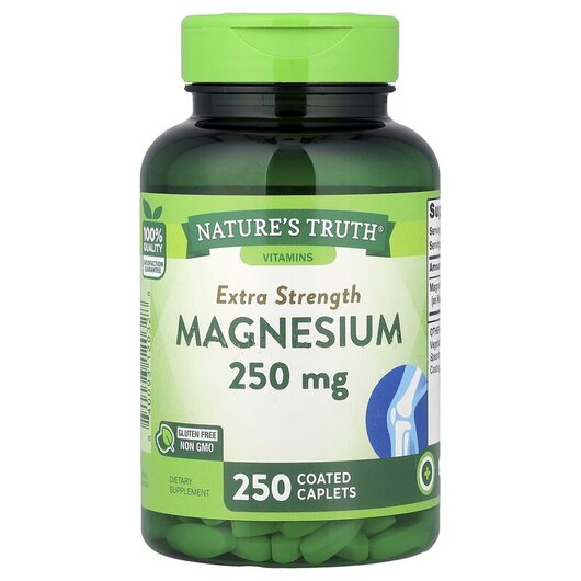 Основное фото товара Nature's Truth, Магний, Magnesium Extra Strength 250 mg, 250