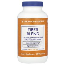 Клітковина Fiber Blend TheVitaminShoppe 300 капсул Клітковина Fiber Blend TheVitaminShoppe 300 капсул