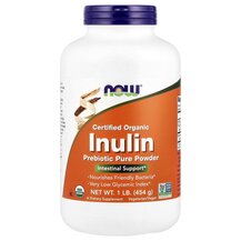 Інулін порошок Inulin Prebiotic Powder NOW Foods 454 г Інулін порошок Inulin Prebiotic Powder NOW Foods 454 г
