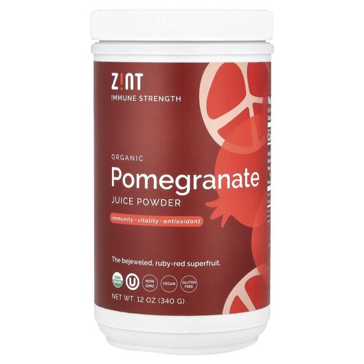 Основне фото товару Zint, Pomegranate Juice Powder, Гранат у порошку, 340 г