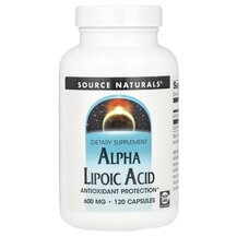 Alpha Lipoic Acid 600 mg Альфа-липоевая Source Naturals