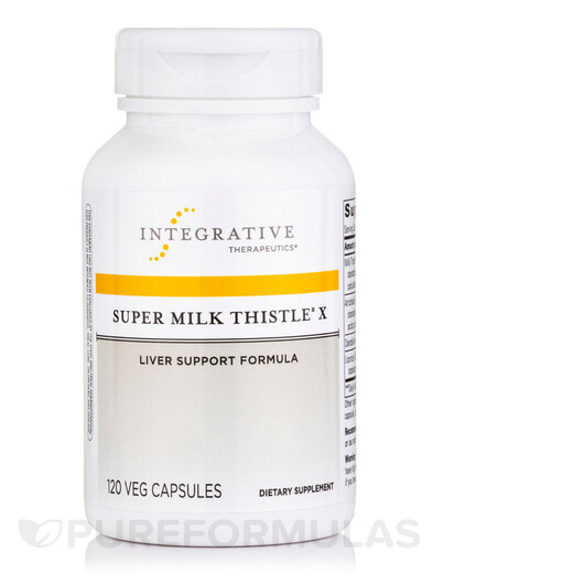 Основне фото товару Integrative Therapeutics, Super Milk Thistle X, Розторопша, 120 к