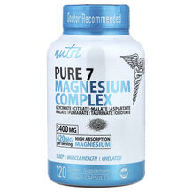 Pure 7 Magnesium Complex Магний Nutri 120 капсул