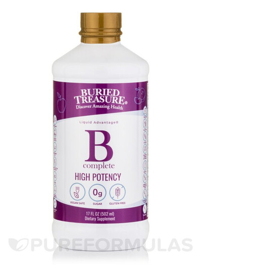 Основное фото товара B Complete Основное фото товара Buried Treasure, B-комплекс, B Complete, 473 мл