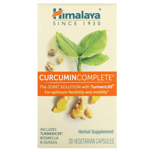 Основное фото товара Curcumin Complete Основное фото товара Himalaya, Куркумин, Curcumin Complete, 30 капсул