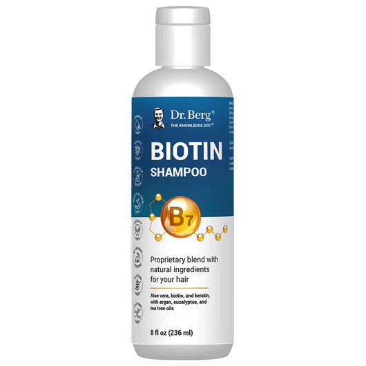 Основне фото товару Dr. Berg, Biotin Shampoo, Шампунь, 236 мл