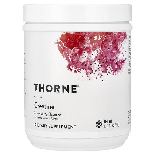 Основное фото товара Thorne, Креатин, Creatine Strawberry, 372 г
