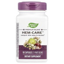 Hem-Care Vein Health Здоровье вен Nature's Way 90 капсул Hem-Care Vein Health Здоровье вен Nature's Way 90 капсул