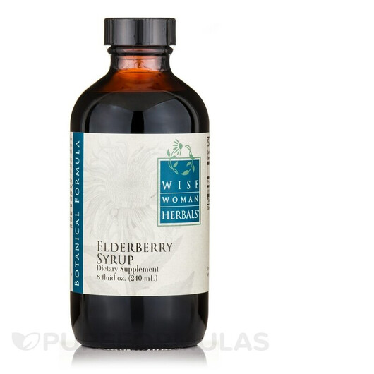 Основное фото товара Wise Woman Herbals, Сироп из Бузины, Elderberry Syrup, 240 мл