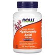 Фото товара Hyaluronic Acid Double Strength 100 mg Фото товара NOW Foods, Гиалуроновая кислота, Hyaluronic Acid 100 mg, 120 капс