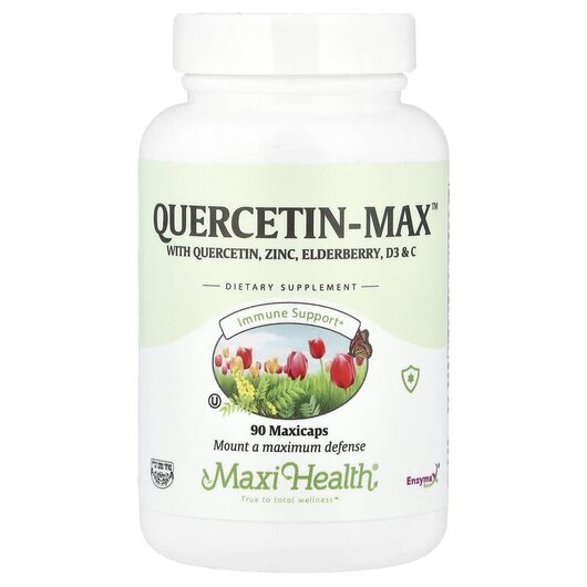 Основное фото товара Quercetin-Max Основное фото товара Maxi Health, Кверцетин, Quercetin-Max, 90 капсул