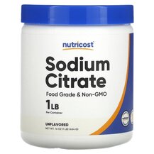 Sodium Citrate Unflavored Натрий Nutricost 454 г Sodium Citrate Unflavored Натрий Nutricost 454 г