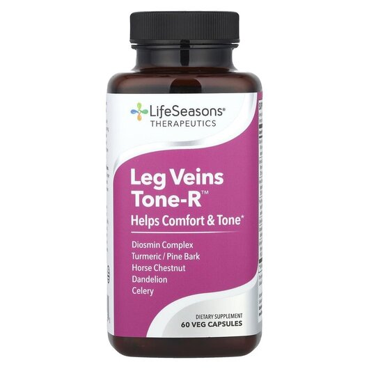 Основное фото товара Поддержка вен ног, Therapeutics Leg Veins Tone-R, 60 капсул
