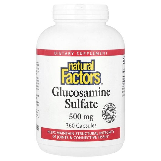 Основное фото товара Glucosamine Sulfate 500 mg Основное фото товара Глюкозамин 500 мг, Glucosamine Sulfate 500 mg 360, 360 капсул