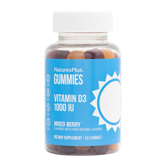 Основне фото товару Vitamin D3 Основне фото товару Natures Plus, Vitamin D3, Вітамін D3, 60 таблеток