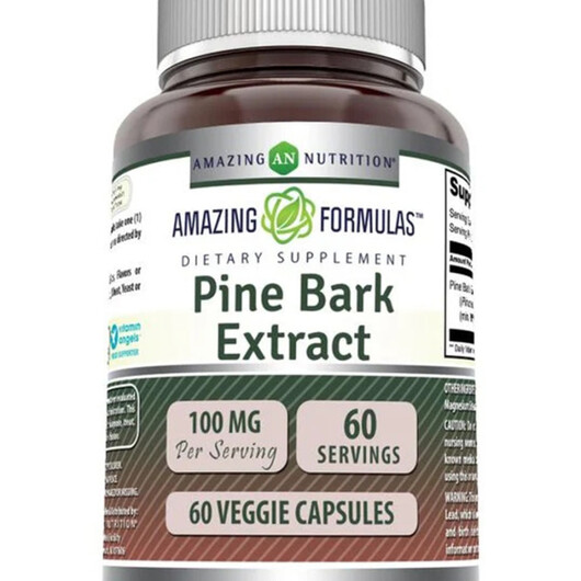 Основное фото товара Amazing Formulas Pine Bark Extract Основное фото товара Пикногенол, Amazing Formulas Pine Bark Extract, 60 капсул