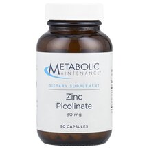 Цинк Піколінат Zinc Picolinate 30 mg Metabolic Maintenance Цинк Піколінат Zinc Picolinate 30 mg Metabolic Maintenance