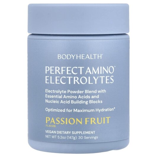 Основное фото товара Электролиты, Perfect Amino Electrolytes Passion Fruit, 147 г