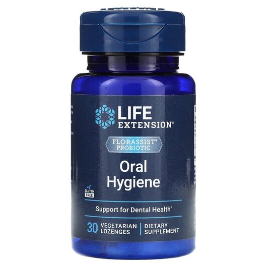 Основне фото товару Florassist Oral Hygiene Основне фото товару Life Extension, Florassist Oral Hygiene, 30 льодяників