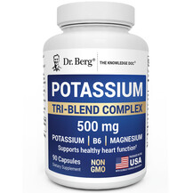 Калій Potassium Tri-Blend Complex Dr. Berg 90 капсул