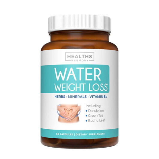 Основное фото товара Water Weight Loss Основное фото товара Healths Harmony, Диуретики, Water Weight Loss, 60 капсул