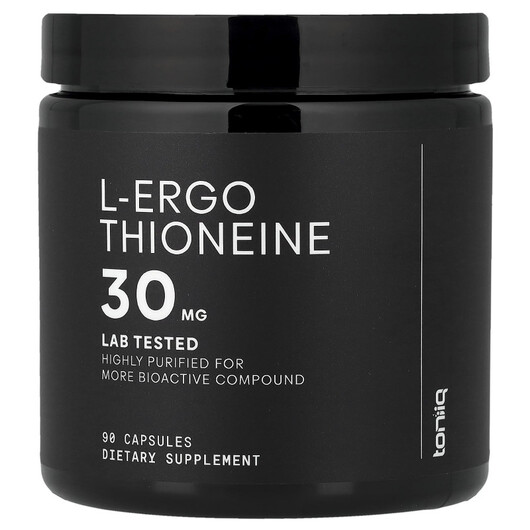 Основне фото товару L-Ergo Thionine 30 mg Основне фото товару Toniiq, L-Ergo Thionine 30 mg, L-Ерготіонеїн, 90 капсул