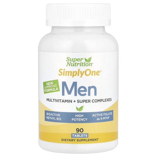 Основное фото товара SimplyOne Men’s Multivitamin + Super Complexes Основное фото товара SimplyOne Men’s Multivitamin + Super Complexes, Витамины дл