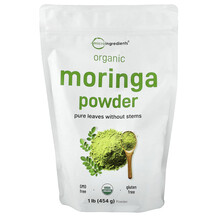 Organic Moringa Powder Моринга Micro Ingredients 454 г