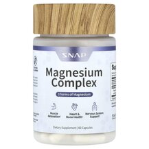 Магній Magnesium Complex Snap Supplements 60 капсул Магній Magnesium Complex Snap Supplements 60 капсул
