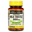 Фото товара Whole Herb Milk Thistle 500 mg Фото товара Mason, Расторопша, Whole Herb Milk Thistle 500 mg, 60 капсул